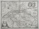 TOURAINE. Touronen, sis Ducatus. Jansson, vers 1610. 55 x 48...