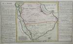 Carte de l'ARABIE. Arabie Deserte - Arabie Heureuse. Vers 1780....