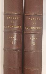 Fables de LA FONTAINE, publiées par D. Jouaust, avec une...