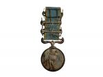 Royaume-Uni Médaille de Crimée. Argent, ruban avec agrafes Alma, Inkermann...