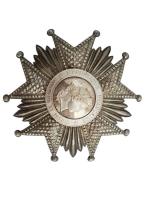 France Ordre de la Légion d'honneur. Plaque, époque IVème République....
