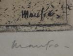 Maxime MAUFRA (1861-1918)
Les maisons sur la côte
Estampe signée en bas...