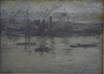 René PINARD (1883-1938)
Port de Nantes, vue de l'Hermitage
Huile sur panneau...