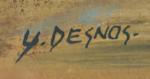 Yannick DESNOS (XXème)
Noirmoutier, plage du Vieil, 85.
Huile sur toile signée...