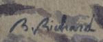 B. RICHARD (XXème)
Noirmoutier, plage de l'Anse Rouge
Aquarelle signée en bas...