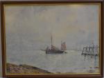 Édouard PORQUIER (1848-?)
Le départ en mer
Aquarelle signée en bas à...