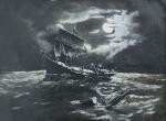 WOODS (fin XIXème - début XXème)
Le bateau fantôme au clair...