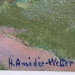 Henri AMEDEE-WETTER (1869-1929)
Côte rocheuse
Huile sur panneau signée en bas à...