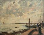 Paul Emile LECOMTE (1877-1950)
L'Ile d'Yeu, animation sur le port
Huile sur...