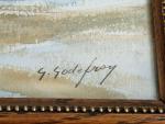 G. GODEFROY (XXème)
Voilier en mer
Aquarelle signée en bas à droite
49.5...