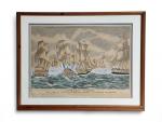 Gilbert PAJOT (1902-1952)
Combat naval
Gouache et aquarelle signée, titrée et annotée...