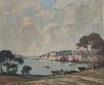 Alfred MARZIN (1880-1943)
Audierne, le port vu des hauteurs
Huile sur panneau...