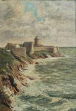 CLOYPEL (début XXème)
Fort Lalatte, vue prise de la Pointe du...