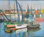 Pierre Philippe BERTRAND (1884-1975)
L'Ile d'Yeu, barques à Port Joinville
Huile sur...