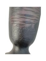 RICHARD (début XXème)
Vase à piédouche en verre multicouche à décor...
