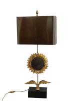 Chrystiane CHARLES (1927-2013) pour la Maison CHARLES
Modèle Tournesol
Lampe en métal...