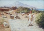 Michel STURLA (1895-1936)
Tipasa, paysage d'Algérie
Huile orientaliste sur toile signée en...