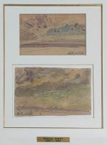 Etienne DINET (1861-1929)
Etudes de ciel
Deux dessins à la mine de...