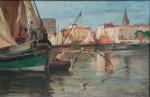 Paul Michel DUPUY (1869-1949)
Paysage méditerranéen, 1903. 
Huile sur toile signée,...