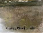 Maxime MAUFRA (1861-1918)
Automne, vallée de la Chézine, 1888. 
Huile sur...