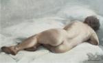 Henri Georges TROUSSARD (1896-1953)
Nu féminin étendue de dos
Huile sur toile...