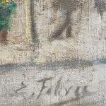 Edouard FEBVRE (1885-1967)
La foire
Huile sur toile signée en bas à...