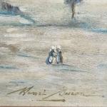 Henri BURON (1880-1969)
Paysage sous la neige
Huile sur panneau signée en...