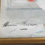 Henri BURON (1880-1969)
Bouquet de capucines
Pastel signé en bas à gauche
25.5...