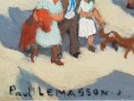 Paul LEMASSON (1897-1971)
La fête
Huile sur isorel signée en bas à...