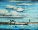 Franz PRIKING (1929-1979)
Venise, la Pointe de la Douane
Huile sur toile...