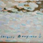 Jacques BOUYSSOU (1926-1997)
Bord de marne, la guinguette
Huile sur toile signée...