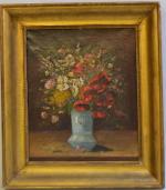 ECOLE FRANCAISE du XIXème
Bouquet de fleurs dans un vase
46.5 x...