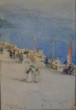 Alexis Louis DE BROCA (1868-1948)
Monaco, Monte Carlo, animation sur la...