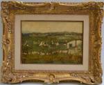 Maurice UTRILLO (1883-1955)
Paysage à Montmagny, vers 1908.
Huile sur toile signée...