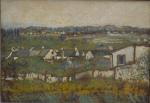 Maurice UTRILLO (1883-1955)
Paysage à Montmagny, vers 1908.
Huile sur toile signée...