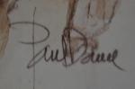 Paul DAUCE (1934-2003)
Le jeune couple
Dessins signé en bas à droite
45...