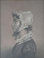 ECOLE FRANCAISE du XIXème
Portrait présumé de Madame Antonius Pingard, née...