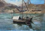 Vincent LORANT-HEILBRONN (1874-1912)
Chaloupe près des côtes
Huile sur panneau toilée, signée...