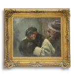 Antoine Auguste THIVET (1856-1927)
L'oncle et sa nièce
Huile sur toile signée...
