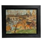 Jean CHABOT (1914-2015)
Paysage au pont
Huile sur toile
65.5 x 81.5 cm