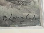 Pierre LANGLADE (1907-1972)
Le village
Aquarelle signée en bas à droite
63.5 x...