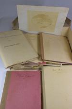 Famille CORVISART. Une boîte d'archives. Famille Eyquem et Rabusson-Corvisart (XIXe...