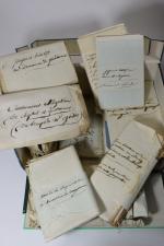 Important lot d'archives du XVIIIe et XIXe s. de la...