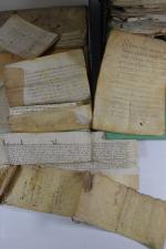 Lot d'archives sur la famille GODET, Châteauneuf-sur-Cher. 2 boîtes vertes....