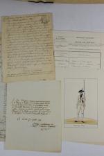 Dossiers d'archives sur :  - Pierre Corvisart de Montmarin...