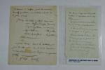 2 ordonnances autographes signés de J. N. Corvisart, 1 p....