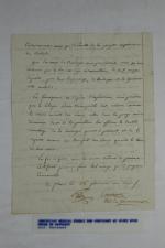 Certificat médical pour Louis Bonaparte, frère de Napoléon et père...