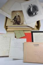 Baron Lucien Corvisart, une boîte d'archives. Actes d'état-civil, notices biographiques,...