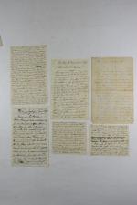 Louis-Napoléon BONAPARTE, 6 lettres de Xavier ULHMANN, attaché au prince...