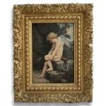 Alexandre Jacques CHANTRON (1842-1918)
Cupidon
Huile sur toile signée en bas au...